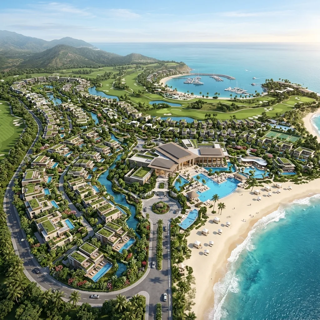 Aerial Resort Township Masterplan